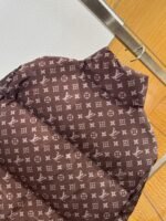 LV All-Over Print Zipper Stand Collar Down Jacket - 图片 7