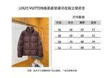 LV All-Over Print Zipper Stand Collar Down Jacket - 图片 10