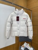 Gucci Embroidered Logo Hooded Down Jacket 2