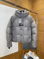 Balenciaga Patchwork Hooded Down Jacket 1