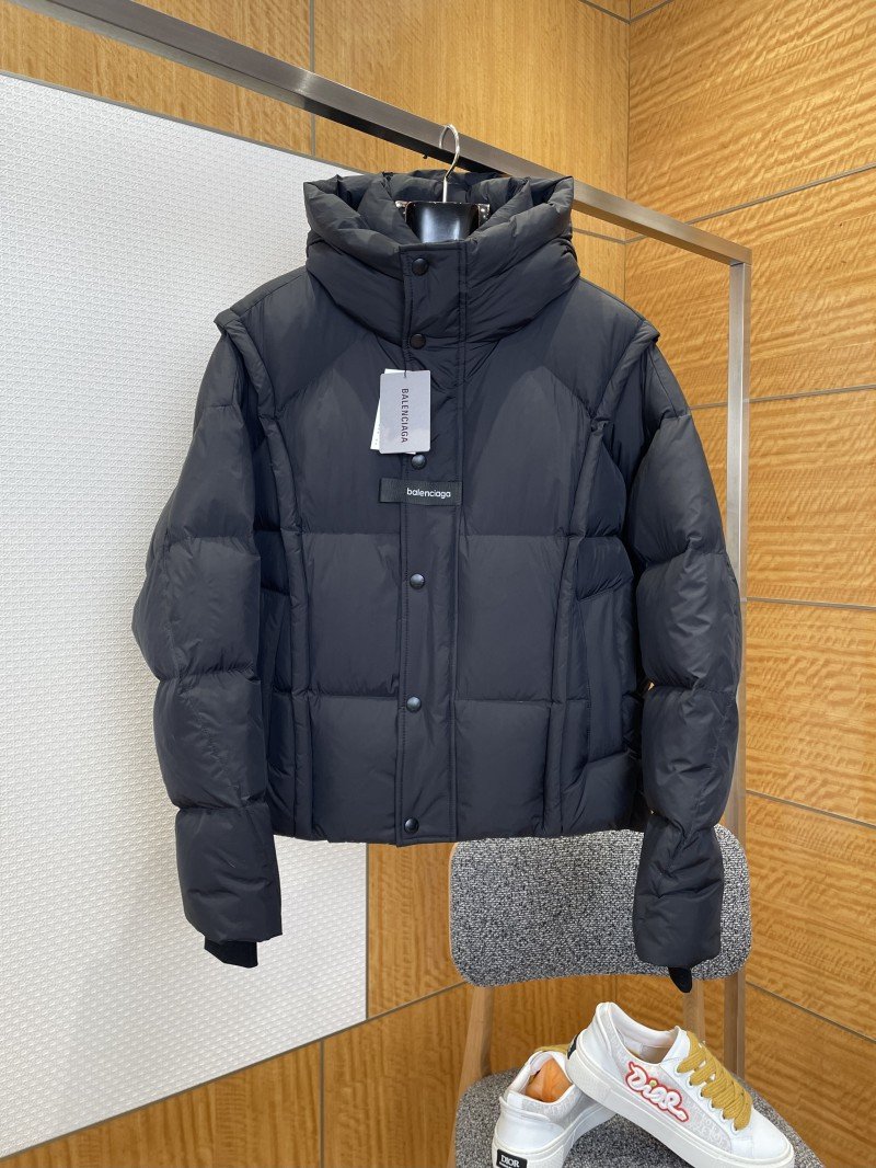 wsxc1769567238256_0.jpg Balenciaga Patchwork Hooded Down Jacket 2 - 图片 1