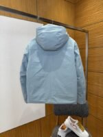 LV Solid Color Hooded Embossed Down Jacket 2 - 图片 2
