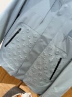 LV Solid Color Hooded Embossed Down Jacket 2 - 图片 4
