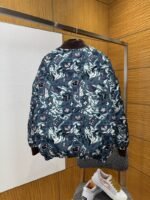 LV Leather Label Camo Reversible Down Jacket - 图片 4
