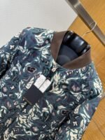 LV Leather Label Camo Reversible Down Jacket - 图片 7