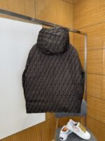 Fendi Striped Reversible All-Over Print Hooded Down Jacket  1 - 图片 4