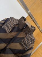 Fendi Striped Reversible All-Over Print Hooded Down Jacket  1 - 图片 5