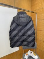 Fendi Striped Reversible All-Over Print Hooded Down Jacket 2 - 图片 2