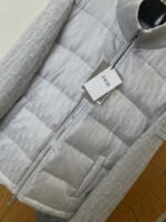 Dior All-Over Jacquard Patchwork Baseball Collar Down Jacket 2 - 图片 4