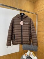 Miu Miu Embroidered Hooded Down Jacket 1