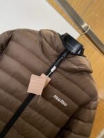 Miu Miu Embroidered Hooded Down Jacket 1 - 图片 3