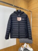 Miu Miu Embroidered Hooded Down Jacket 2