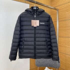 Miu Miu Embroidered Hooded Down Jacket 2