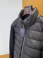 Prada Metal Triangle Patchwork Down Jacket 1 - 图片 5