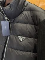 Prada Metal Triangle Patchwork Down Jacket 1 - 图片 7