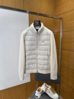 Prada Metal Triangle Patchwork Down Jacket 2