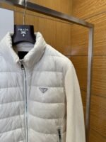 Prada Metal Triangle Patchwork Down Jacket 2 - 图片 4