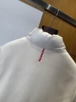 Prada Metal Triangle Patchwork Down Jacket 2 - 图片 7