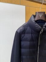 Prada Metal Triangle Patchwork Down Jacket 3 - 图片 4