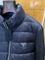 Prada Metal Triangle Patchwork Down Jacket 3 - 图片 6