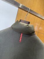 Prada Metal Triangle Patchwork Down Jacket 4 - 图片 7