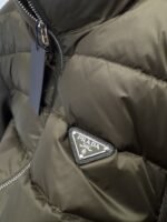 Prada Metal Triangle Patchwork Down Jacket 4 - 图片 9