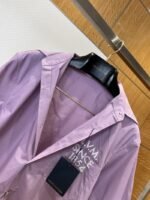 LV Monogram Embroidered Lapel Short-Sleeve Shirt - 图片 5