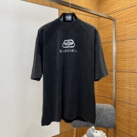 Balenciaga Printed Logo Short-Sleeve T-Shirt