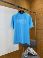 Balenciaga Plain Knit Printed Short-Sleeve T-Shirt 2