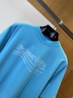 Balenciaga Plain Knit Printed Short-Sleeve T-Shirt 2 - 图片 3