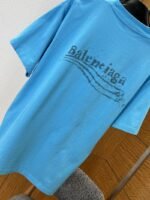 Balenciaga Plain Knit Printed Short-Sleeve T-Shirt 2 - 图片 7