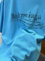 Balenciaga Plain Knit Printed Short-Sleeve T-Shirt 2 - 图片 8