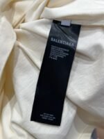 Balenciaga Embroidered Logo Crew Neck Short Sleeve T-Shirt 1 - 图片 9