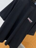Balenciaga Embroidered Logo Crew Neck Short Sleeve T-Shirt 2 - 图片 4