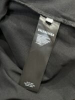 Balenciaga Embroidered Logo Crew Neck Short Sleeve T-Shirt 2 - 图片 9
