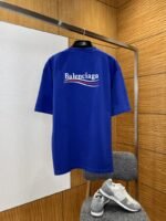 Balenciaga Embroidered Logo Crew Neck Short Sleeve T-Shirt 3 - 图片 2