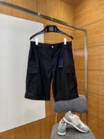 LV Embroidered Workwear Shorts 3