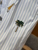 LV Animal Embroidered Striped Shorts - 图片 5