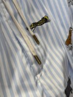 LV Animal Embroidered Striped Shorts - 图片 6