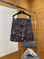 LV Workwear Leopard-Print Floral Shorts - 图片 2