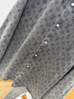 LV Full-Print Lapel Single-Button Denim Shirt 1 - 图片 4