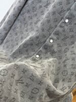 LV Full-Print Lapel Single-Button Denim Shirt 1 - 图片 5