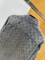 LV Full-Print Lapel Single-Button Denim Shirt 1 - 图片 6