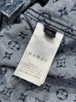 LV Full-Print Lapel Single-Button Denim Shirt 2 - 图片 9