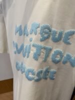 LV Crew Neck Letter Print Short-Sleeve T-Shirt - 图片 6