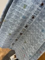 LV All-Over Print Color Jacquard Lapel Denim Jacket - 图片 4