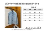 LV All-Over Print Color Jacquard Lapel Denim Jacket - 图片 10