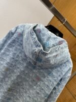 LV All-Over Print Color Jacquard Zipper Hooded Jacket - 图片 6