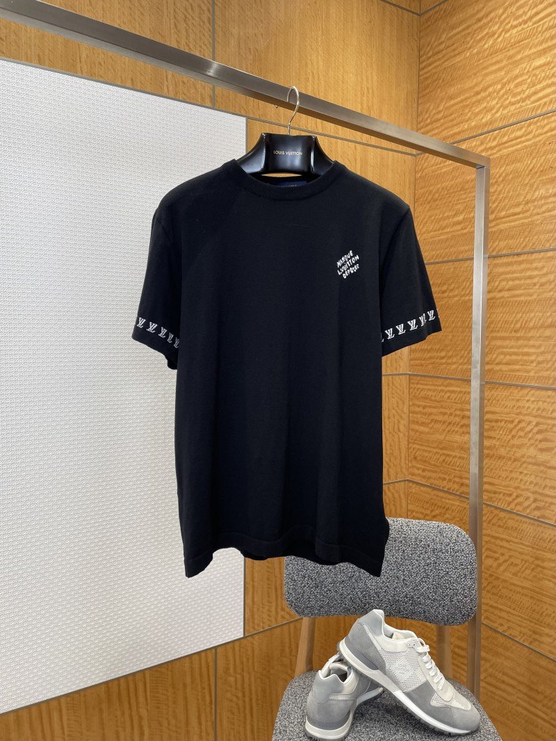 wsxc1773093972930_0.jpg LV Logo Jacquard Short-Sleeve T-Shirt 2 - 图片 1