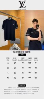 LV Logo Jacquard Short-Sleeve T-Shirt 2 - 图片 10